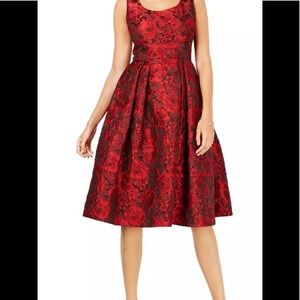 Ivanka Trump Floral-Print Fit & Flare Dress-10